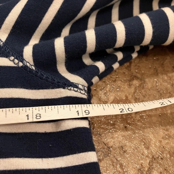 Roxy Women Blue White Stripe Hoodie Full Zip Size XL - Picture 4 of 5